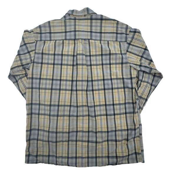 Nautica Men's Plaid Button-Down Shirt Long Sleeve Cotton Casual XLT - Picture 3 of 8